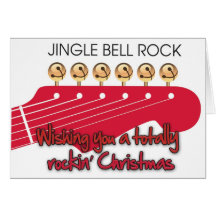 Rockin jul med gitarrjulkortet