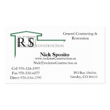 ROCKSTAR-logotyp, Rockstar konstruktion, Eric Andr Visit Kort