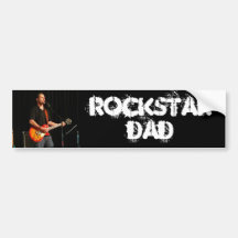 Rockstar pappa bildekal
