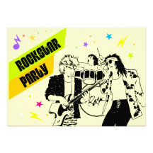 Rockstar partyinbjudan