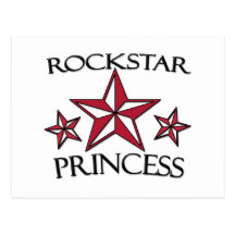 Rockstar Princess Vykort