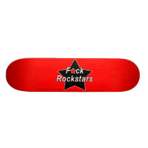 Rockstar röd Skateboard