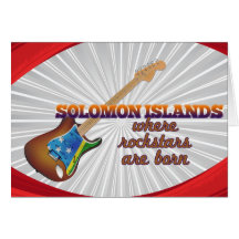 Rockstars är bördiga Solomon Island Kort