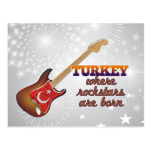 Rockstars är bördiga Turkiet Vykort