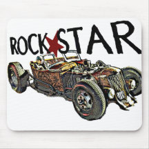 Rockstjärna Mousepad av Colin Carr-Nall Musmattor