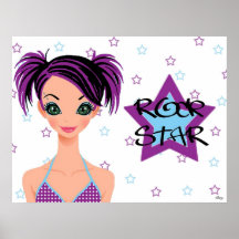 Rockstjärna Posters