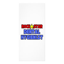 Rockstjärnatandhygienist Anpassade Ställkort