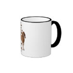 röd bencoonhund kaffe koppar