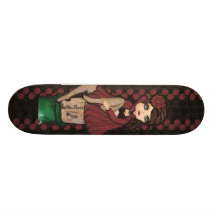 Röd Caped Quantum Cutie Skateboard