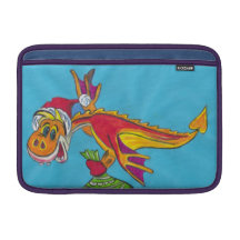 Röd drake MacBook sleeves