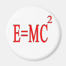 (Röd) E=MC 2, Kylskåps Magneter