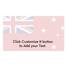 Röd Ensign för Victorian, Australien flagga Visit Kort