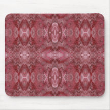 Röd Fractal Mousepad Musmattor