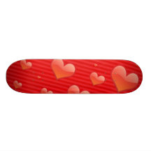 Röd hjärtaSkateboard