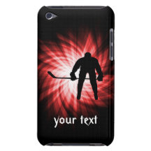 Röd hockey iPod Case-Mate cases