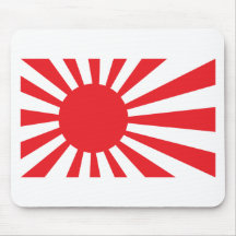Röd Japan marinflagga - Mus Matta