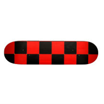 Röd kontroll skate deck