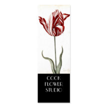 Röd märkre för produkt för blomsterhandlare för vi visit kort