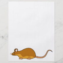 Röd och solbränd älsklings- mus flygblad designs
