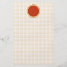 Röd paj. Syrlig jordgubbe. Beige kontroll Flygblad Designs