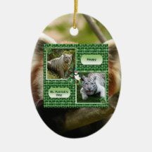 Röd Pandajulprydnad Julgransdekorationer