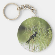 Röd-påskyndad Blackbird Keychain Nyckel Ringar