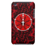 Röd radbanddrömstoppare iPod Case-Mate cases