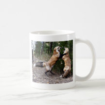 Röd räv - dans kaffe mugg