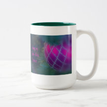 Röd religiös ordstävjulprydnad kaffe koppar