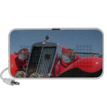 Röd Roadster för klassiker iPhone Speakers
