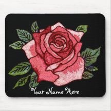 Röd ros Mousepad Musmattor
