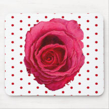 Röd ros Mousepad Musmattor