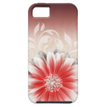Röd sand för Gerberadaisyrulla 1% pipe% iPhone 5 Case-Mate Skydd