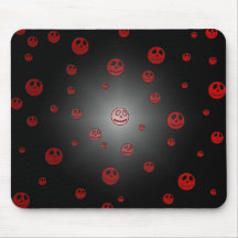 Röd skalle Mousepad Musmattor