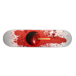 Röd skina godis Apple Skate Board Decks