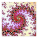 Röd spiral Fractaldesign Fotografi