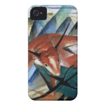Röd tjur (gouachen på papper) Case-Mate iPhone 4 case