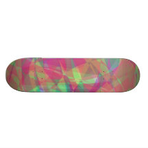 Röd vattenyta anpassad skate board