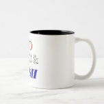 Röd vit rusar kaffe koppar