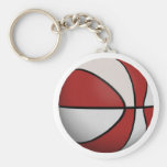 Röd & vitbasket: nyckel ringar