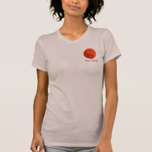 Röd Yin Yang energi balanserar symbolYoga T-shirts