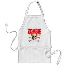 Röd Zombieskalle Förkläden