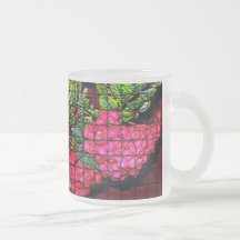 Röda bär kaffe kopp