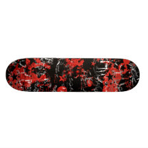 Röda Emo grafitti Skateboard Decks