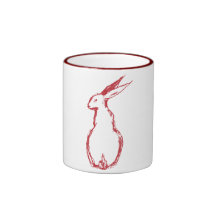 Röda Hare Mugg