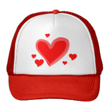 RÖDA HJÄRTOR BASEBALL HAT