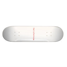 Röda Kalifornien Skateboard