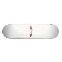 Röda Kalifornien Skateboards