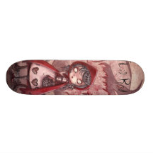 Röda Lil Skateboard Deck