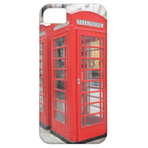 Röda London ringer boxas iPhone 5 Case-Mate Skal